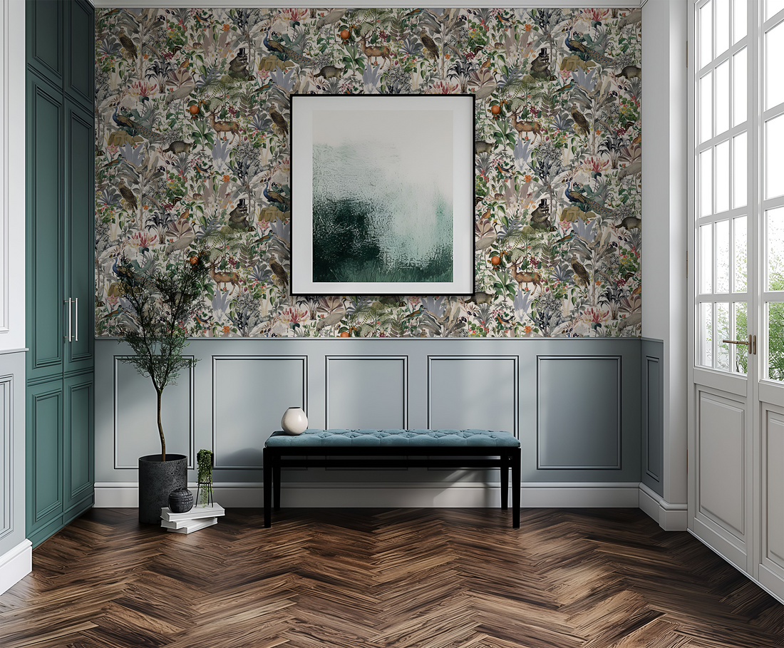 How to Wallpaper Around a Window and Reveal
