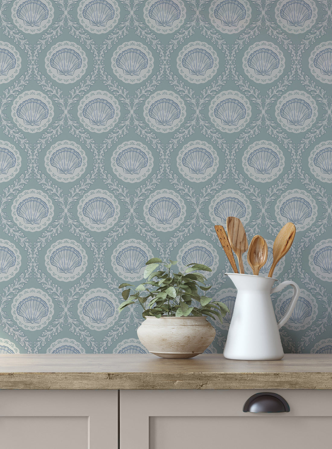 Light Blue Wallpaper: Soft, Airy Shades - Sky, Powder & Made in Yours