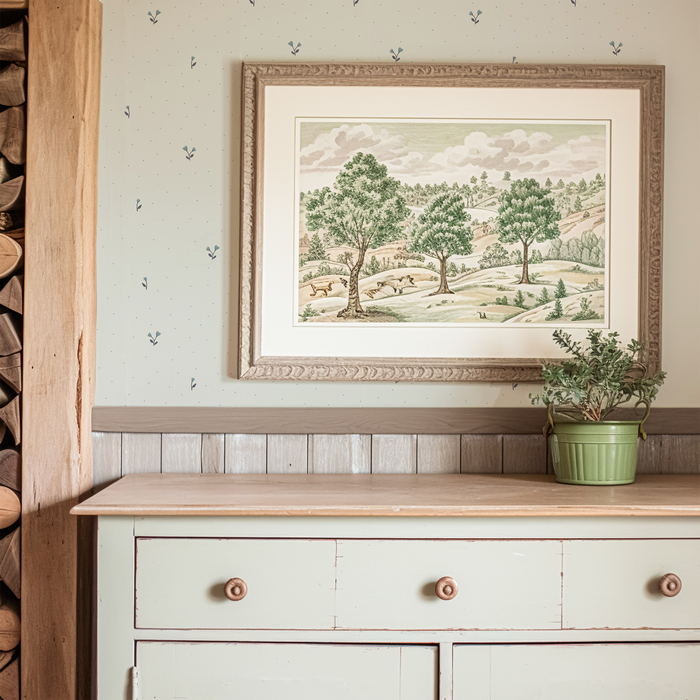 Neutral Floral Wallpaper: Quiet Pattern, Effortless Calm
