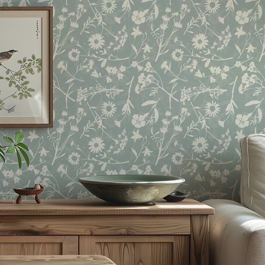 How to Wallpaper Over Painted Walls