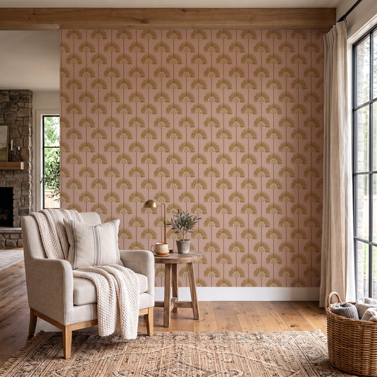 Augusta Autumn with Small Armchair in Modern Farmhouse Lounge