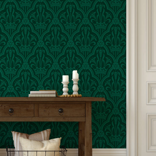 Georgina Autumn in Hallway with wooden table and candles