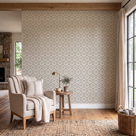 Pearl Autumn with Small Armchair in Modern Farmhouse Lounge