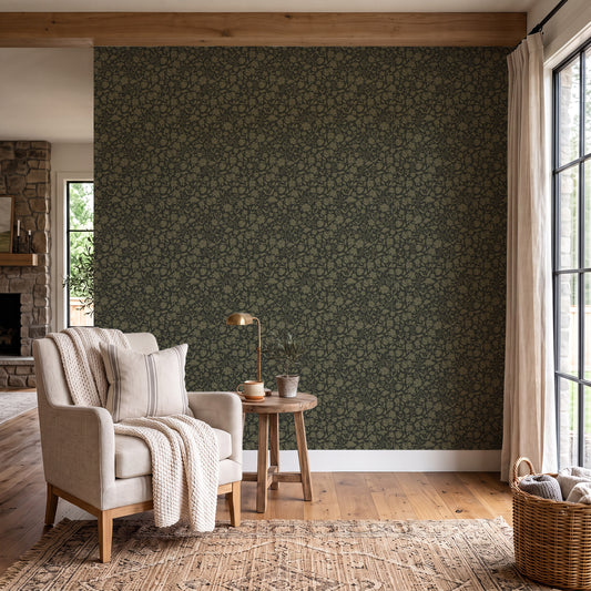 Primmy Winter with Small Armchair in Modern Farmhouse Lounge